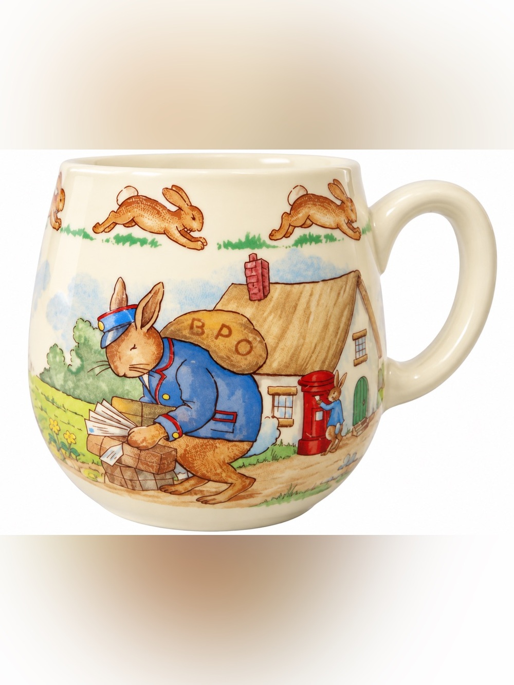 Cream Beatrix Potter Peter Rabbit Ceramic Accent Mug